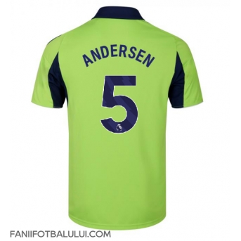 Fulham Joachim Andersen #5 Tricou Fotbal Replică 2025-26 Barbati Deplasare